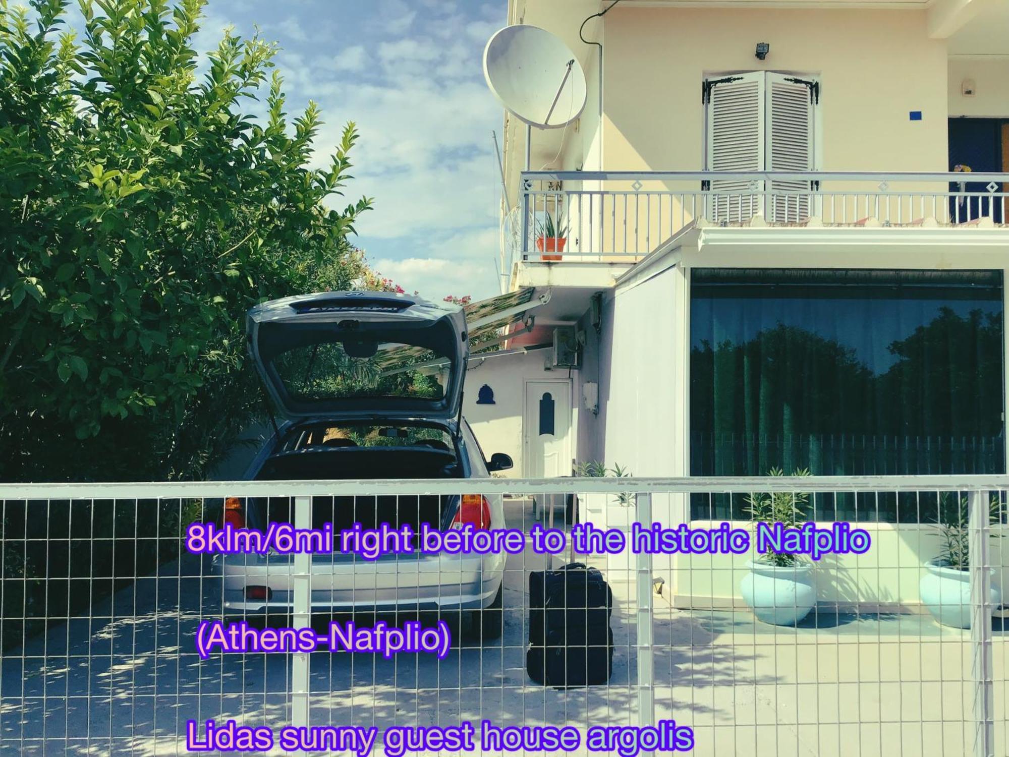 Lidas Sunny Guest House Argolis Nauplia Esterno foto
